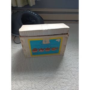 Set of 4 Gail Craft Vintage Stoneware French Onion Soup/Chili Crocks w/Lid